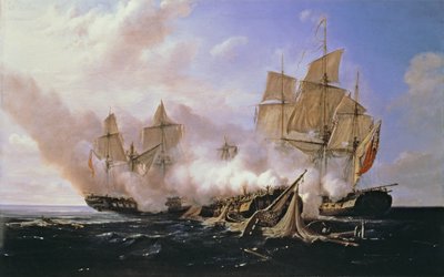 Battle Between the Frigate 